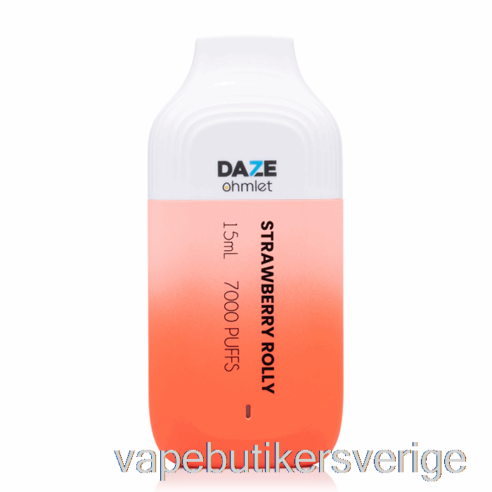 Vape Sverige 7 Daze Ohmlet 7000 Engångsjordgubbsrulle